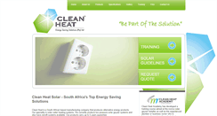 Desktop Screenshot of cleanheatsolar.com
